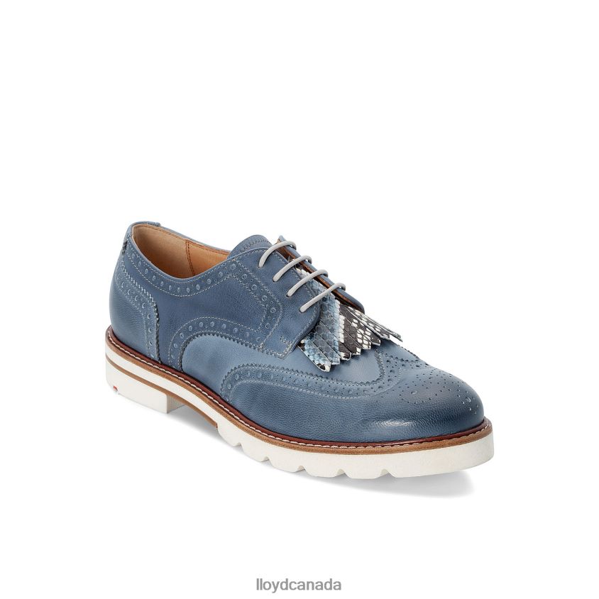LACE SMOOTH LEATHER HALF SHOES LLOYD Women blue R084ZF1189 Shoes