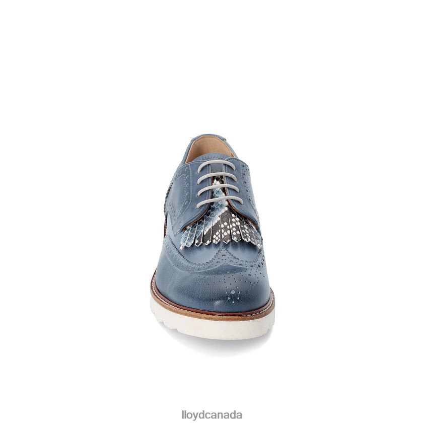 LACE SMOOTH LEATHER HALF SHOES LLOYD Women blue R084ZF1189 Shoes