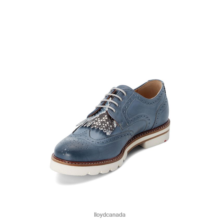 LACE SMOOTH LEATHER HALF SHOES LLOYD Women blue R084ZF1189 Shoes