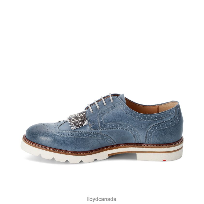 LACE SMOOTH LEATHER HALF SHOES LLOYD Women blue R084ZF1189 Shoes