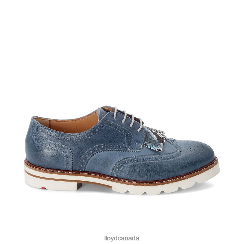LACE SMOOTH LEATHER HALF SHOES LLOYD Women blue R084ZF1189 Shoes