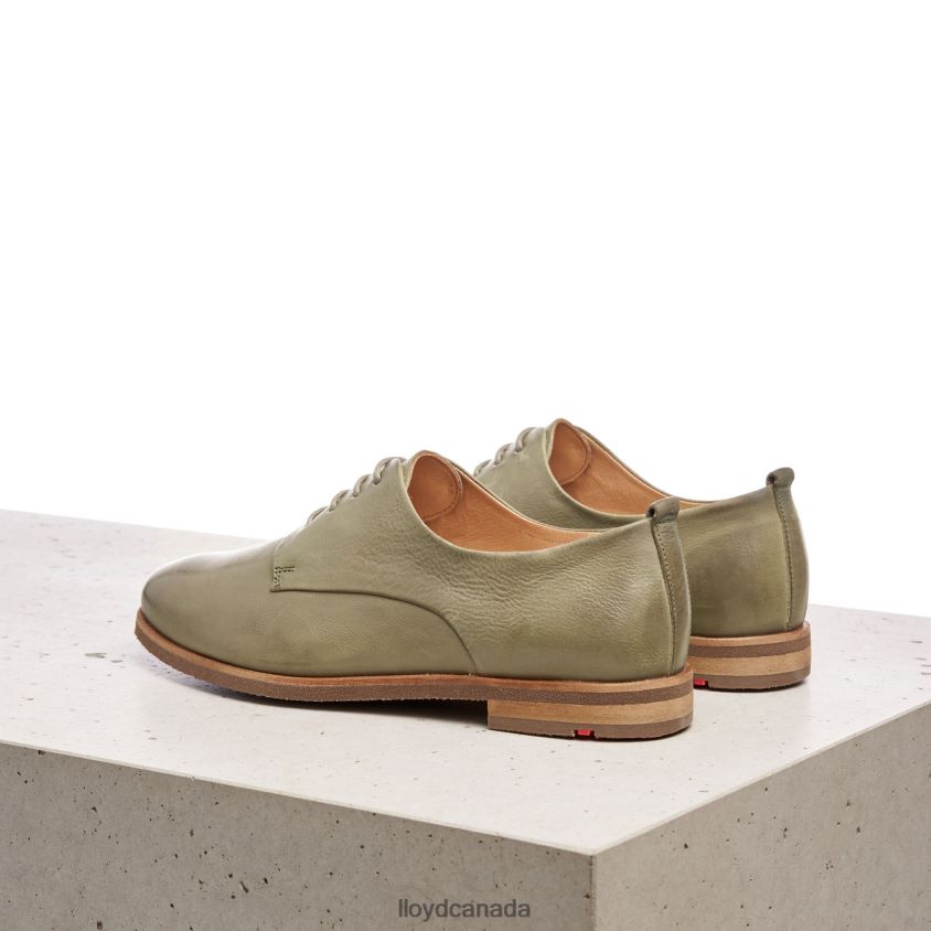 LACE SMOOTH LEATHER HALF SHOES LLOYD Women green R084ZF1098 Shoes