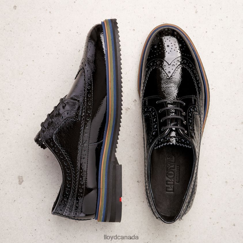 LACE UP HALF SHOES LLOYD Women black R084ZF1043 Shoes