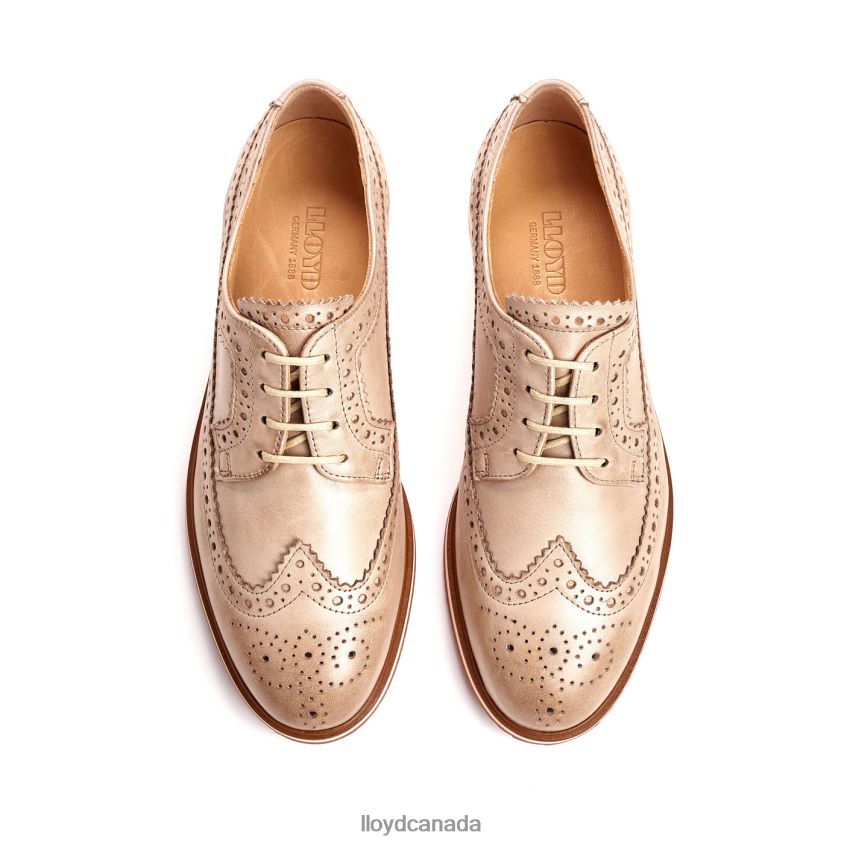 LEATHER LACE HALF SHOES LLOYD Women beige R084ZF1008 Shoes