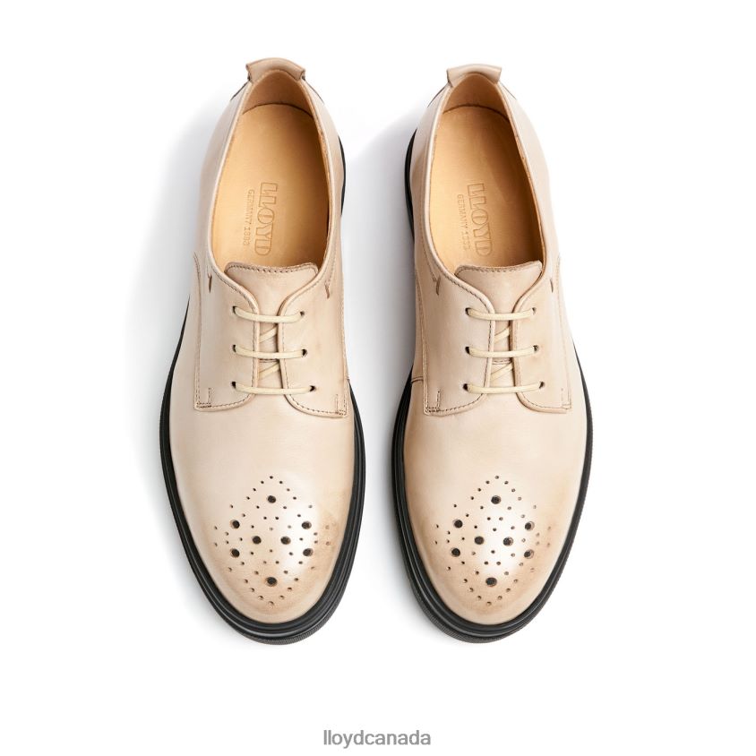 LEATHER LACE HALF SHOES LLOYD Women beige R084ZF1029 Shoes
