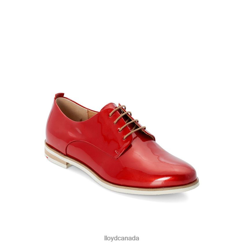 PATENT LACE UP HALF SHOES LLOYD Women red R084ZF1102 Shoes