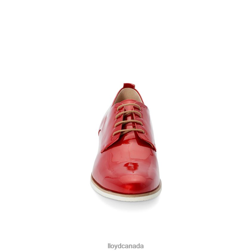 PATENT LACE UP HALF SHOES LLOYD Women red R084ZF1102 Shoes