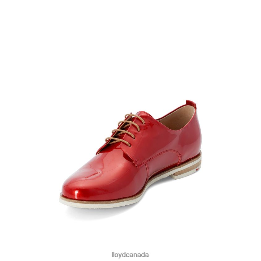 PATENT LACE UP HALF SHOES LLOYD Women red R084ZF1102 Shoes