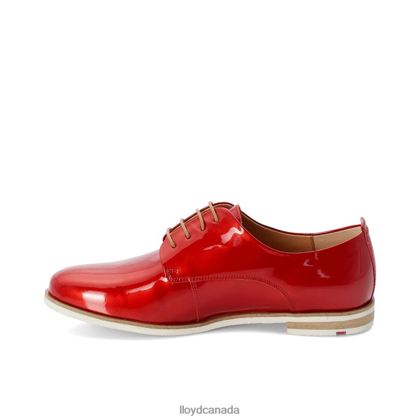 PATENT LACE UP HALF SHOES LLOYD Women red R084ZF1102 Shoes