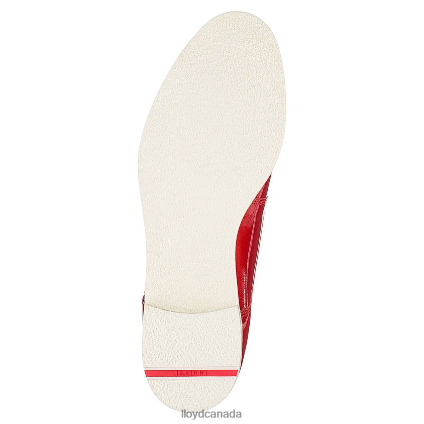 PATENT LACE UP HALF SHOES LLOYD Women red R084ZF1102 Shoes
