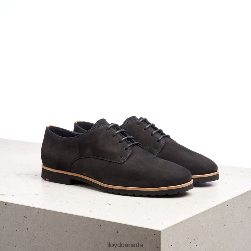 ROGH LEATHER LACE HALF SHOES LLOYD Women black R084ZF1071 Shoes