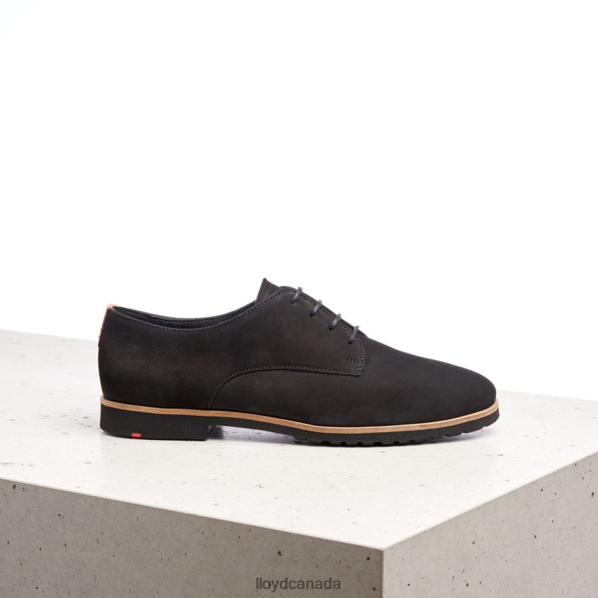 ROGH LEATHER LACE HALF SHOES LLOYD Women black R084ZF1071 Shoes