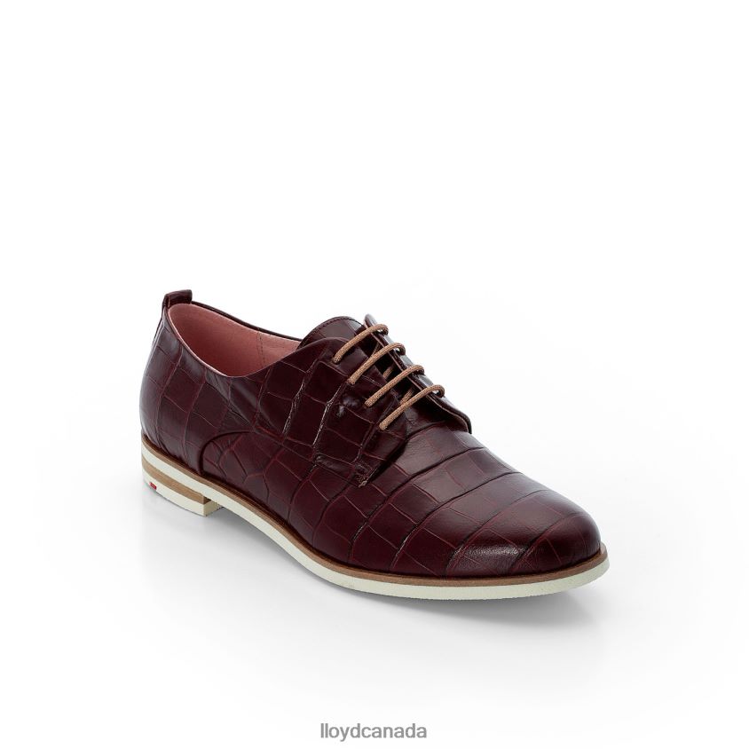 ROGH LEATHER LACE HALF SHOES LLOYD Women red R084ZF1092 Shoes