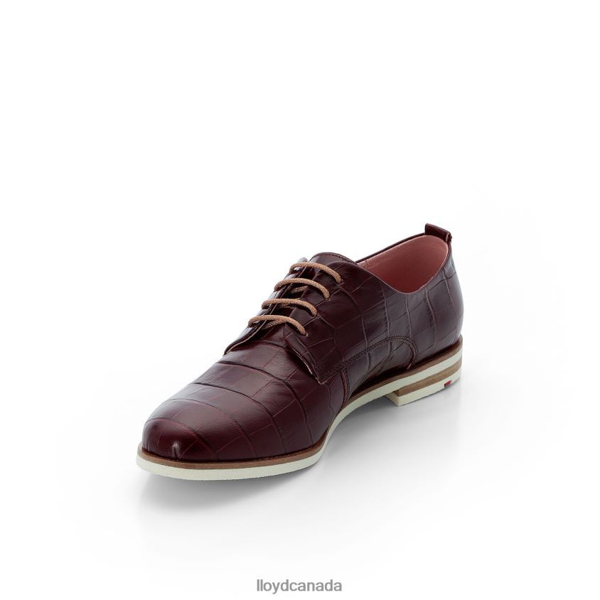 ROGH LEATHER LACE HALF SHOES LLOYD Women red R084ZF1092 Shoes