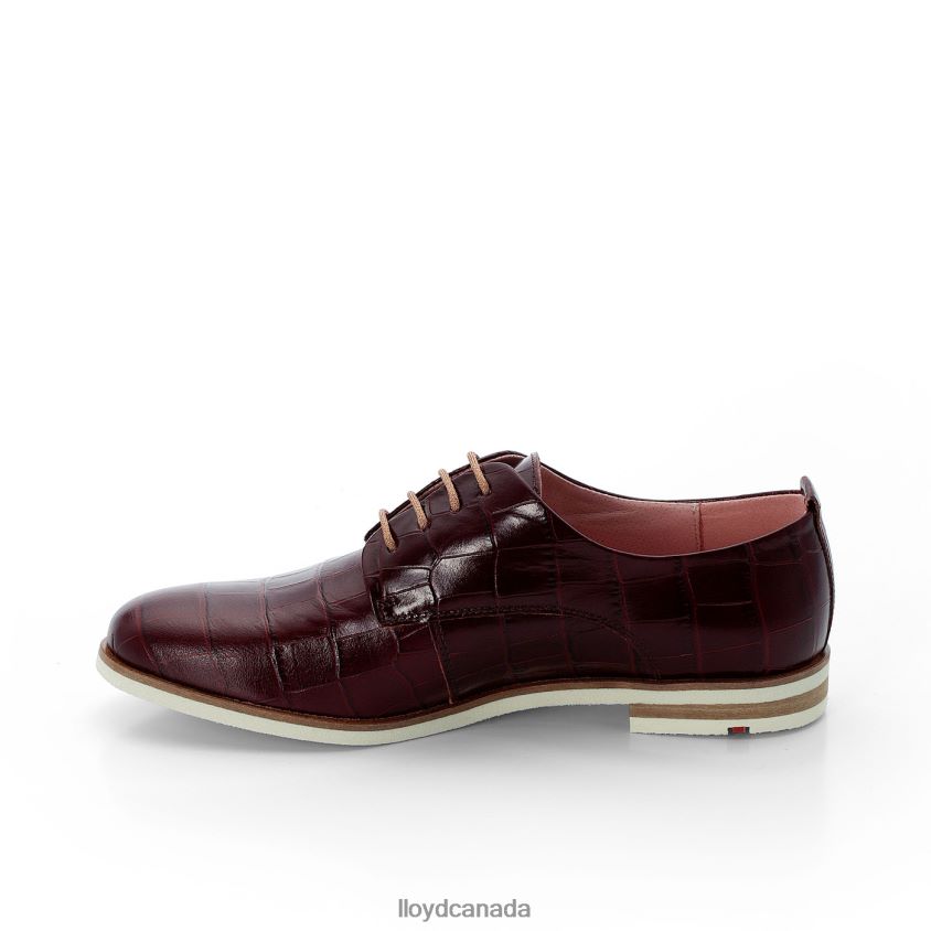 ROGH LEATHER LACE HALF SHOES LLOYD Women red R084ZF1092 Shoes