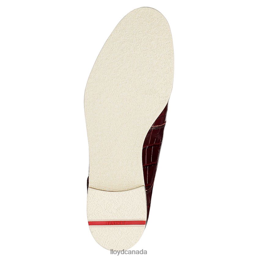 ROGH LEATHER LACE HALF SHOES LLOYD Women red R084ZF1092 Shoes