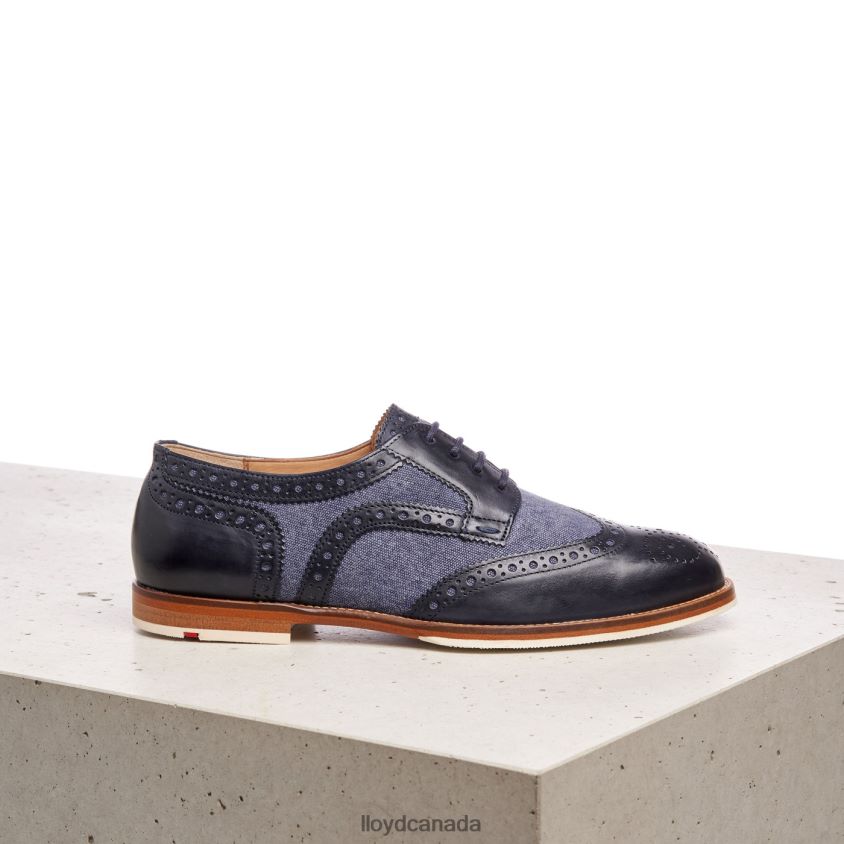 SMOOTH LEATHER LACE HALF SHOES LLOYD Women blue R084ZF1086 Shoes