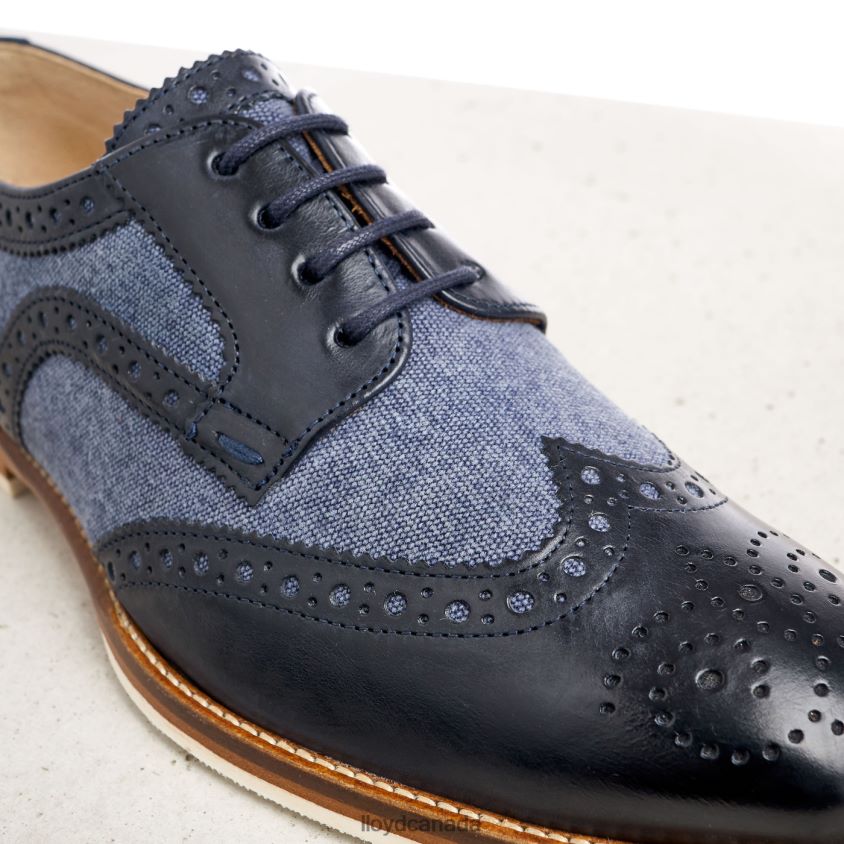 SMOOTH LEATHER LACE HALF SHOES LLOYD Women blue R084ZF1086 Shoes