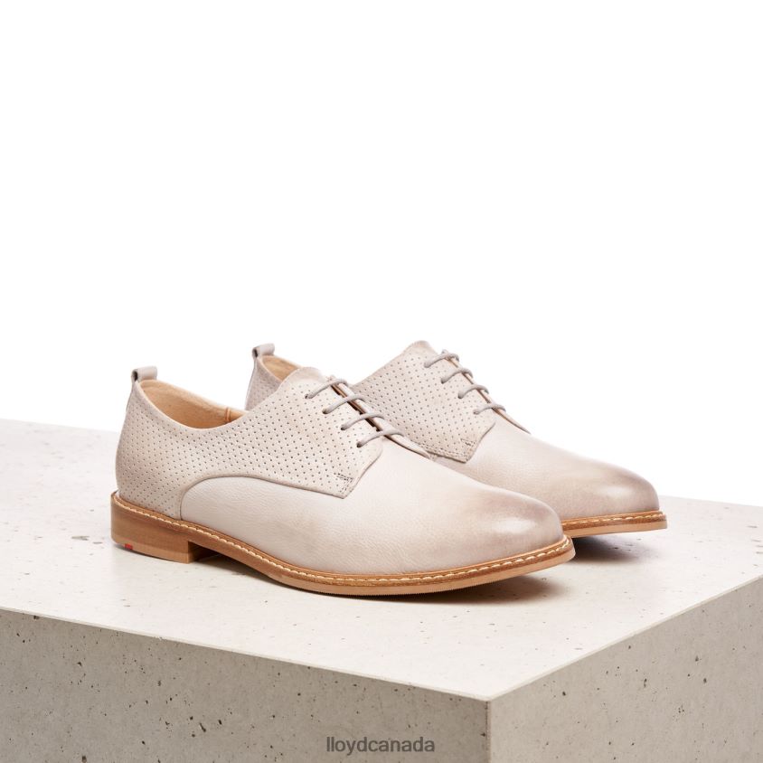 SMOOTH LEATHER LACE HALF SHOES LLOYD Women grey R084ZF1190 Shoes