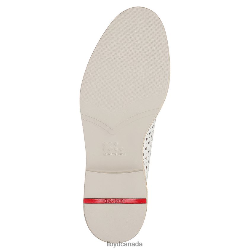 SMOOTH LEATHER LACE HALF SHOES LLOYD Women white R084ZF1184 Shoes