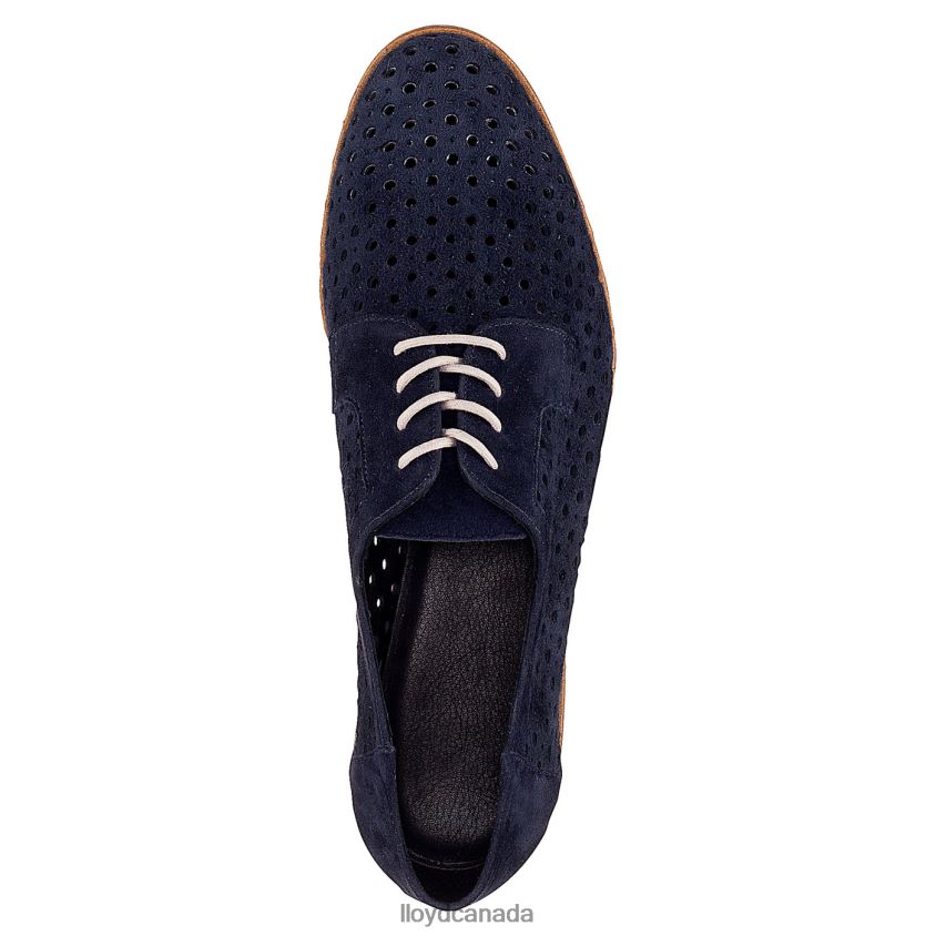 SUEDE LACE UP HALF SHOES LLOYD Women blue R084ZF1182 Shoes