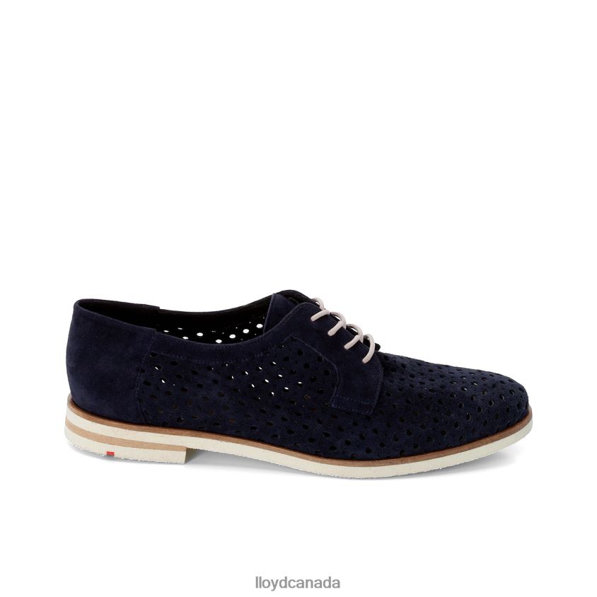 SUEDE LACE UP HALF SHOES LLOYD Women blue R084ZF1182 Shoes
