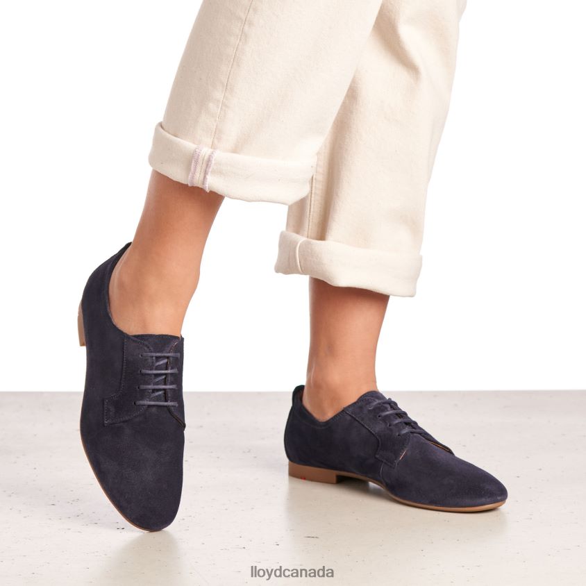 SUEDE LACE UP HALF SHOES LLOYD Women blue R084ZF1188 Shoes