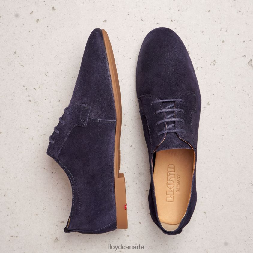 SUEDE LACE UP HALF SHOES LLOYD Women blue R084ZF1188 Shoes