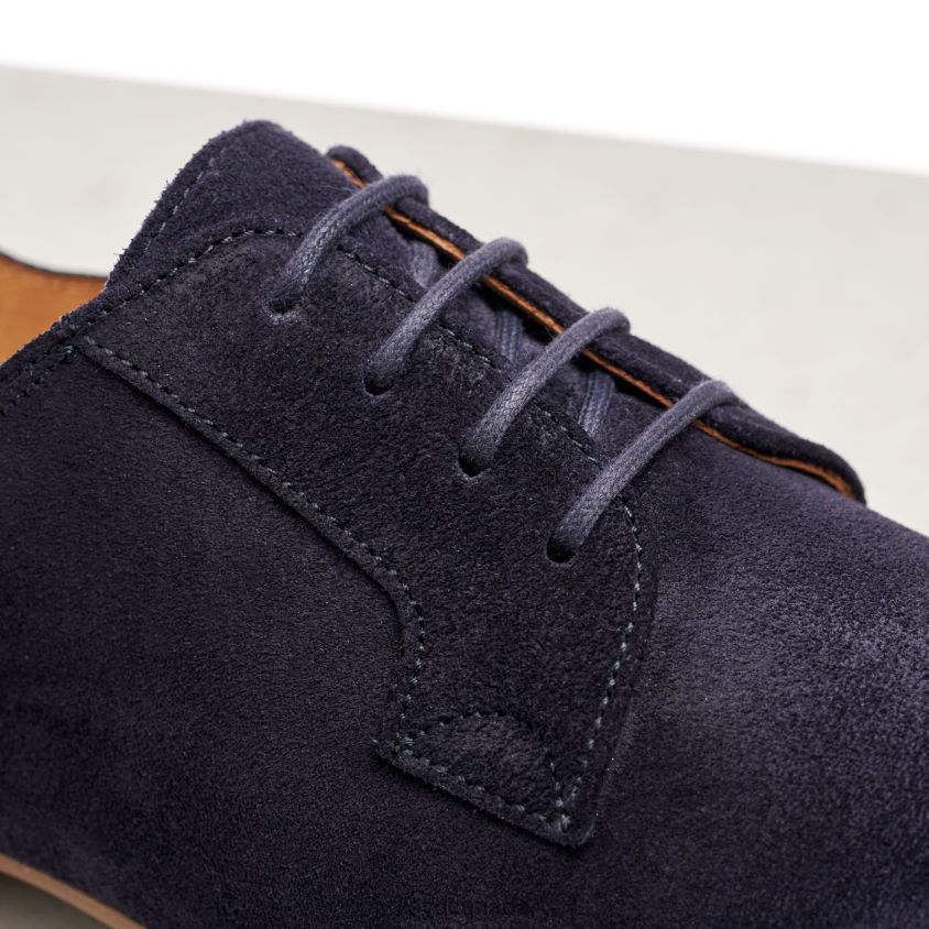 SUEDE LACE UP HALF SHOES LLOYD Women blue R084ZF1188 Shoes