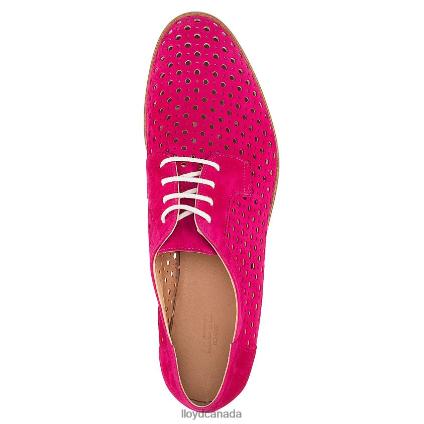 SUEDE LACE UP HALF SHOES LLOYD Women red R084ZF1359 Shoes