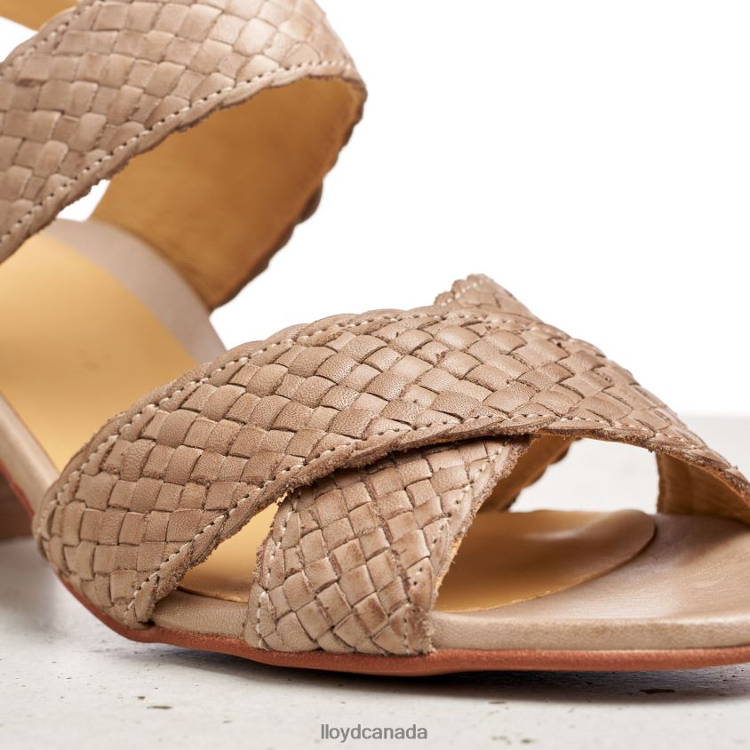 LEATHER SANDALE LLOYD Women beige R084ZF1217 Shoes