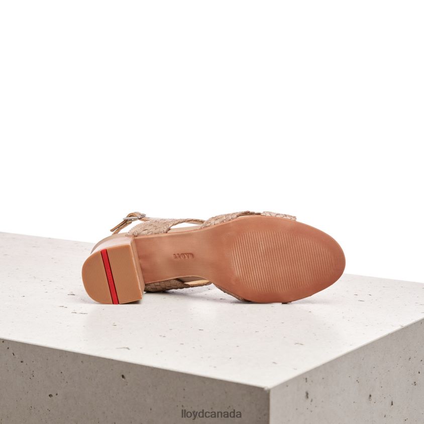 LEATHER SANDALE LLOYD Women beige R084ZF1217 Shoes