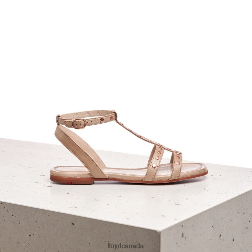 LEATHER SANDALE LLOYD Women beige R084ZF1238 Shoes
