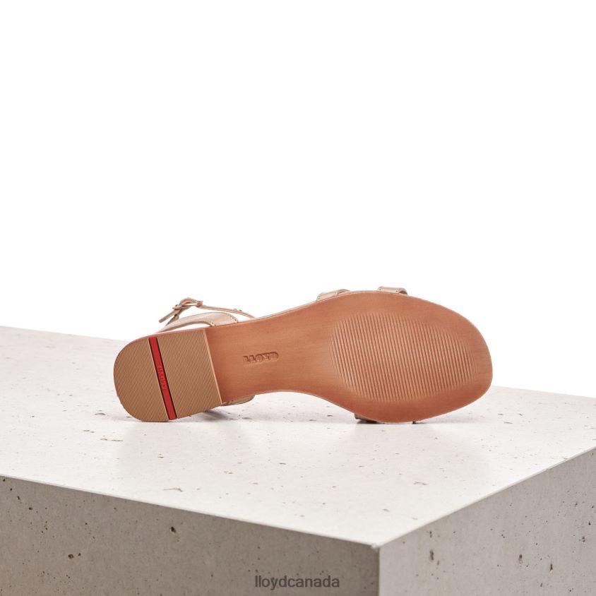 LEATHER SANDALE LLOYD Women beige R084ZF1238 Shoes