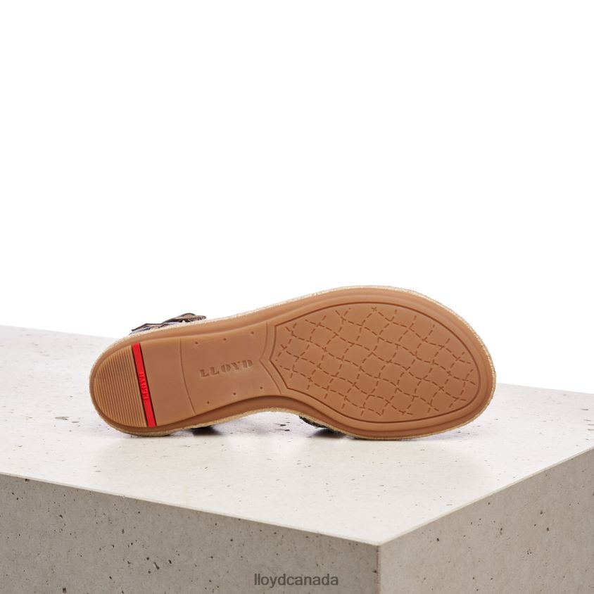 LEATHER SANDALE LLOYD Women blue R084ZF1209 Shoes
