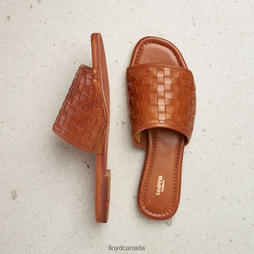 LEATHER SANDALE LLOYD Women brown R084ZF1233 Shoes