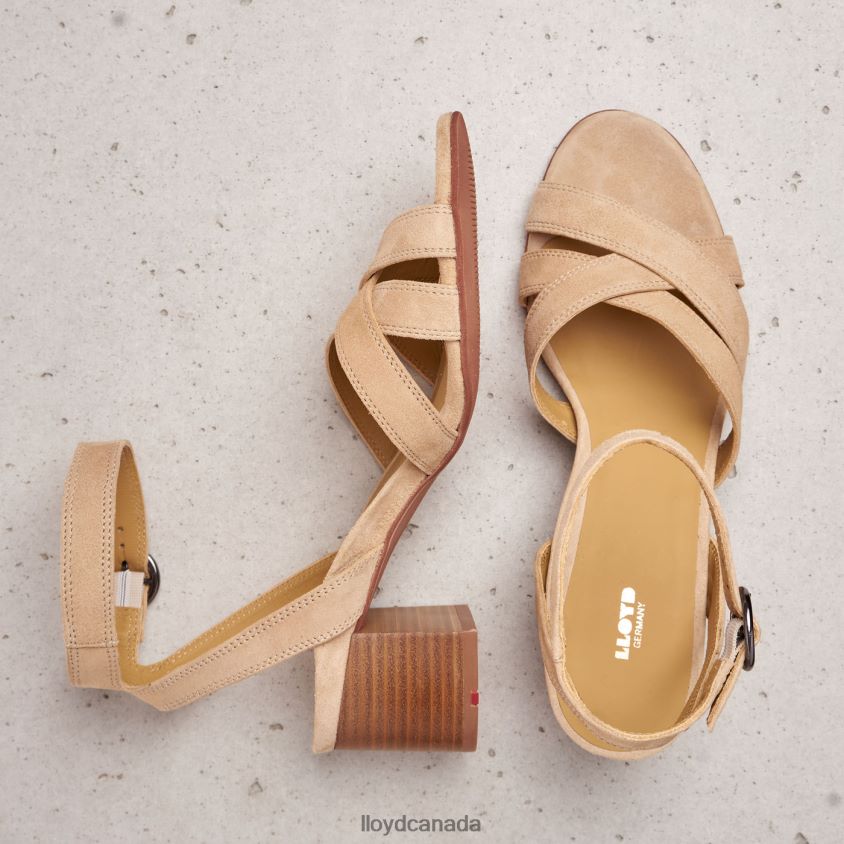 SUEDE SANDALE LLOYD Women beige R084ZF1160 Shoes