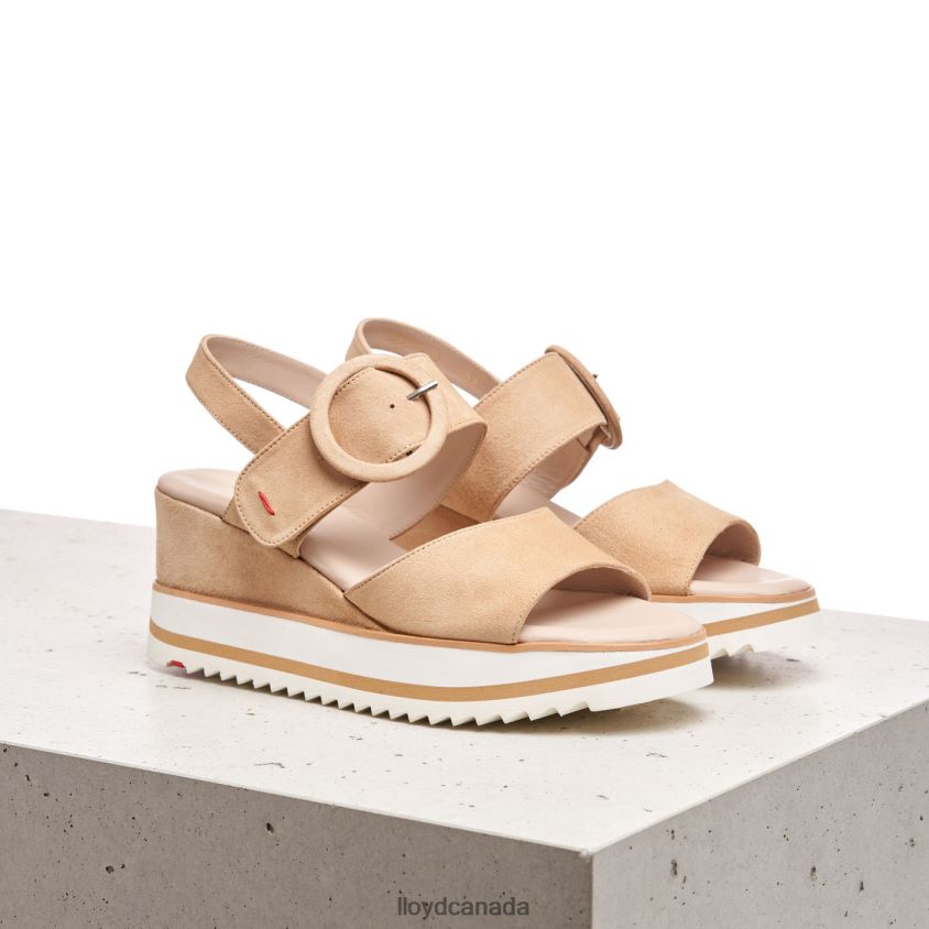 SUEDE SANDALE LLOYD Women beige R084ZF1224 Shoes