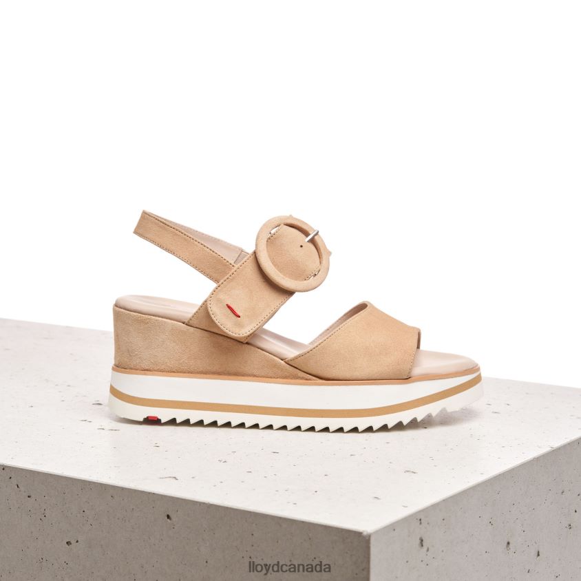 SUEDE SANDALE LLOYD Women beige R084ZF1224 Shoes