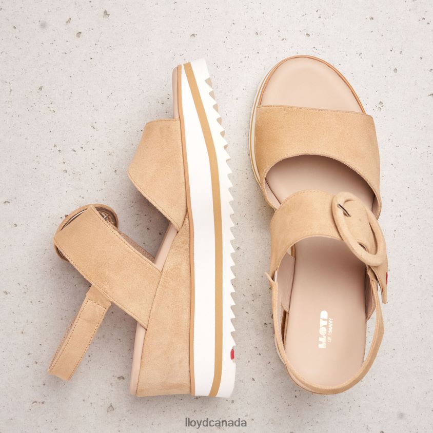 SUEDE SANDALE LLOYD Women beige R084ZF1224 Shoes