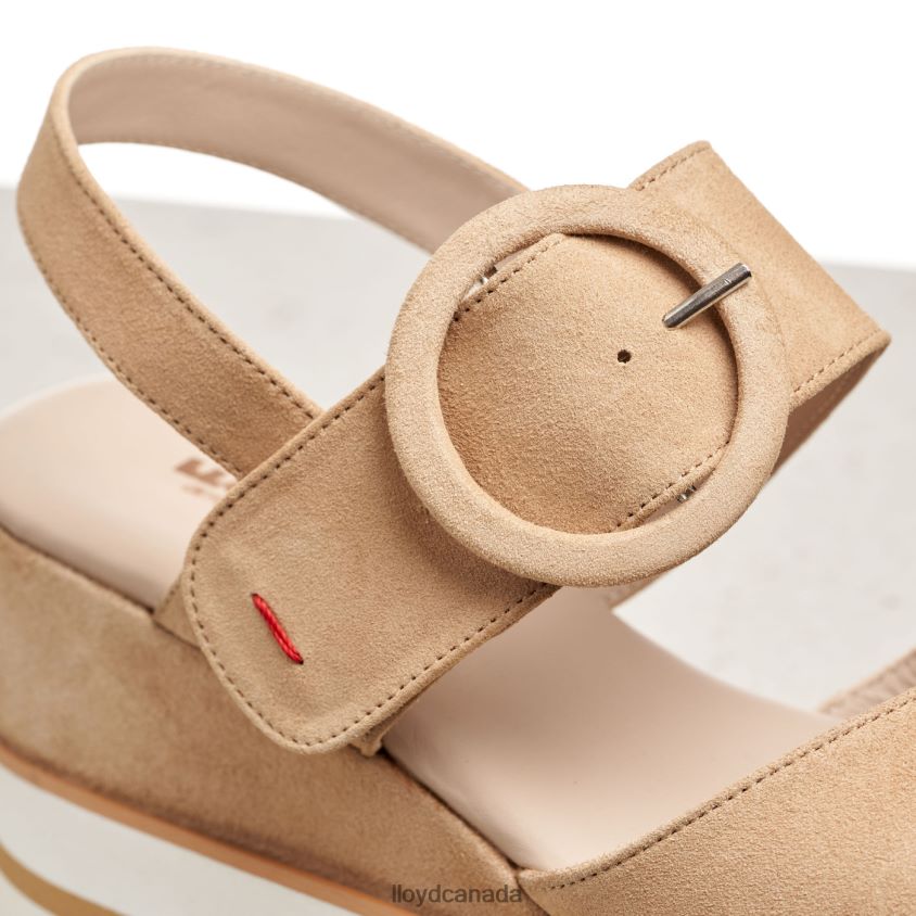 SUEDE SANDALE LLOYD Women beige R084ZF1224 Shoes