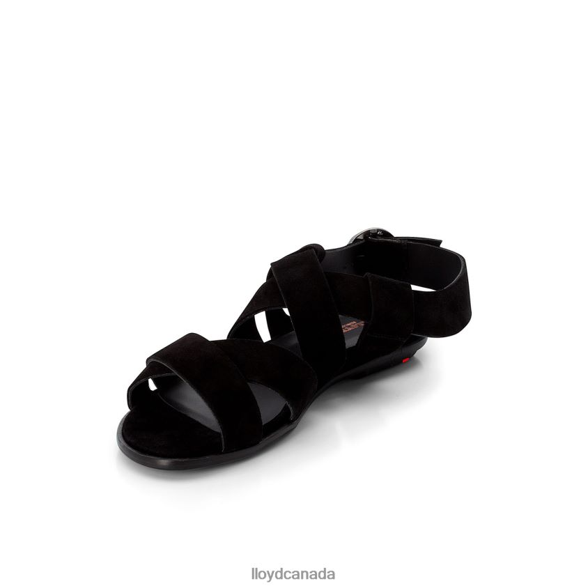 SUEDE SANDALE LLOYD Women black R084ZF1239 Shoes