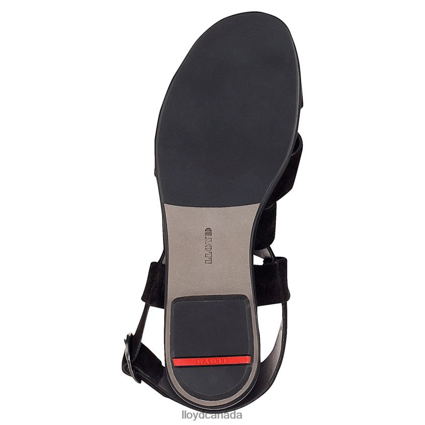 SUEDE SANDALE LLOYD Women black R084ZF1239 Shoes