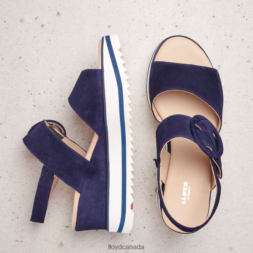 SUEDE SANDALE LLOYD Women blue R084ZF1215 Shoes