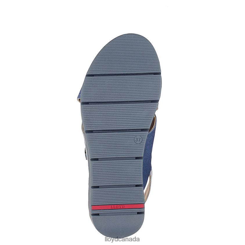 SUEDE SANDALE LLOYD Women blue R084ZF1251 Shoes