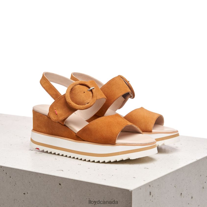 SUEDE SANDALE LLOYD Women brown R084ZF1214 Shoes