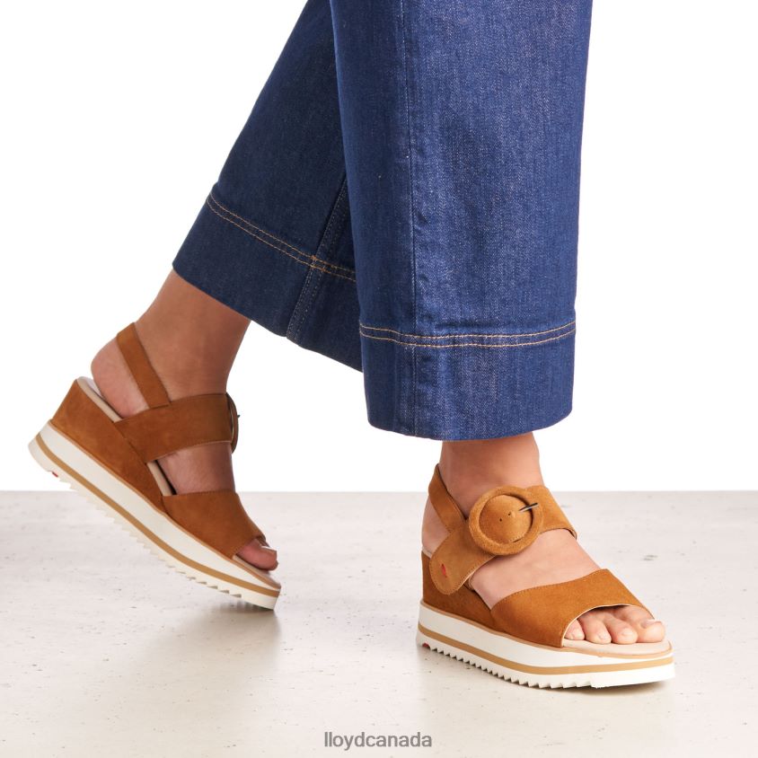 SUEDE SANDALE LLOYD Women brown R084ZF1214 Shoes