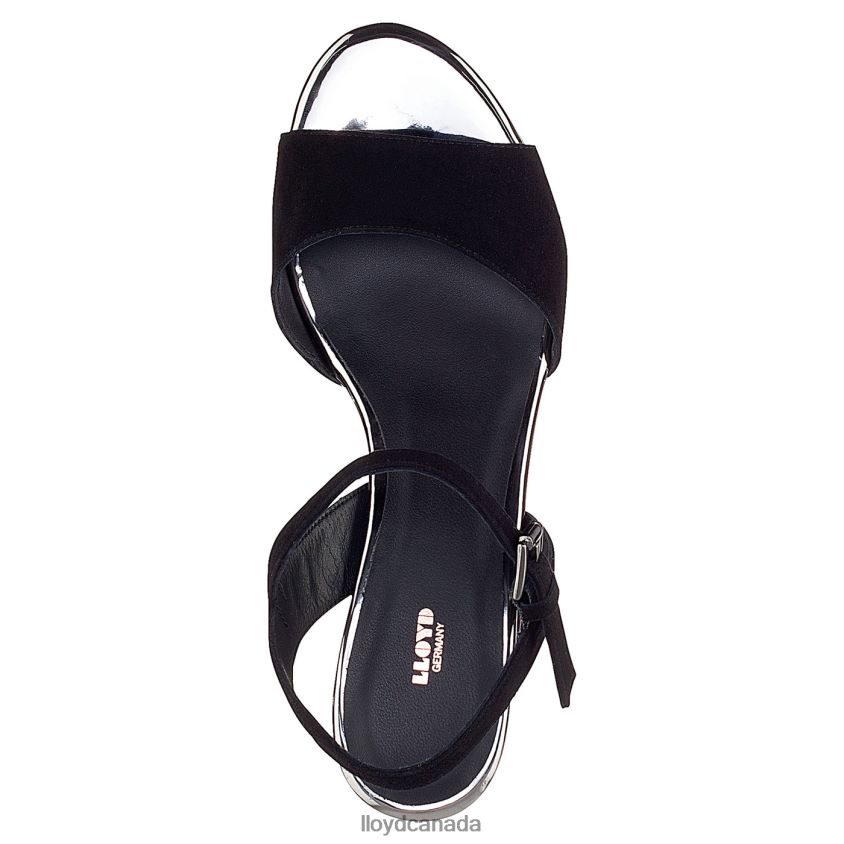 SUEDE SURFACE SANDALE LLOYD Women black R084ZF1173 Shoes