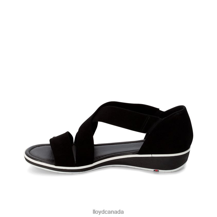 SUEDE SURFACE SANDALE LLOYD Women black R084ZF1248 Shoes