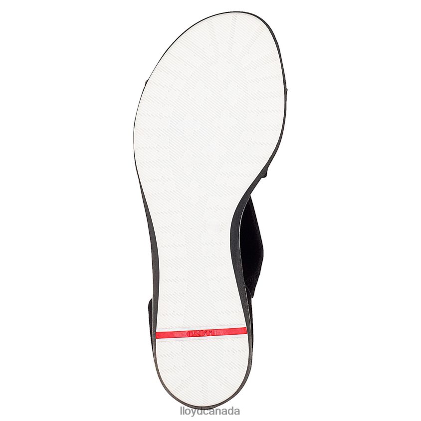SUEDE SURFACE SANDALE LLOYD Women black R084ZF1248 Shoes